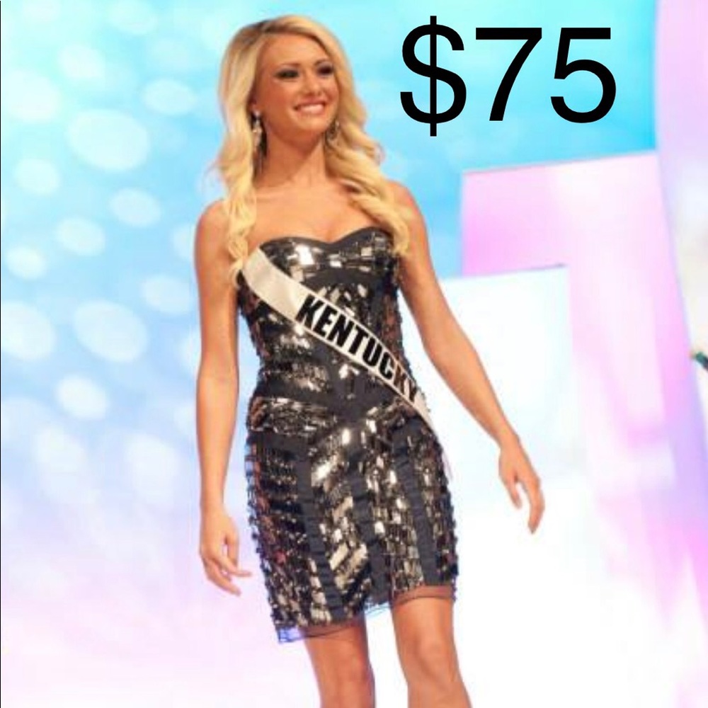 Sherri Hill Dark Navy Dress